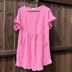 Umgee Vibrant Pink dress.